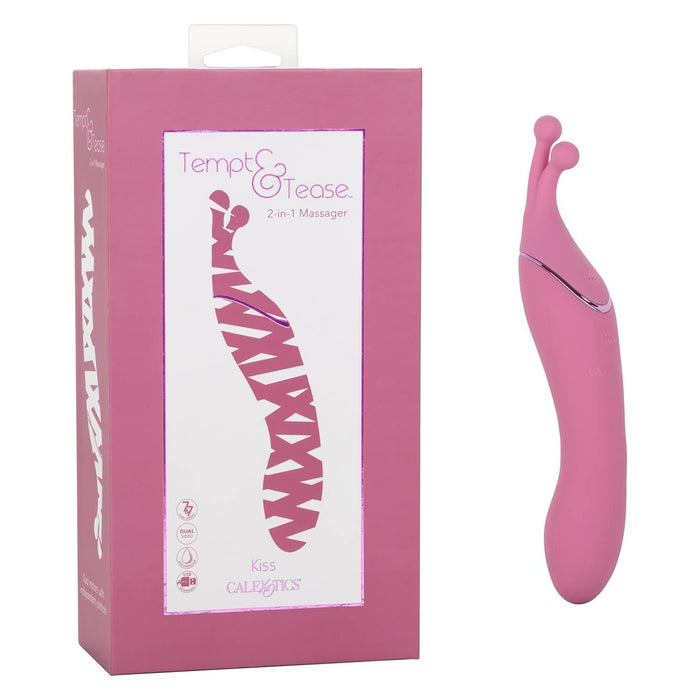 Divpusējs masāžas vibrator ar 7 vibrācijas funkcijām un drošu silikonu