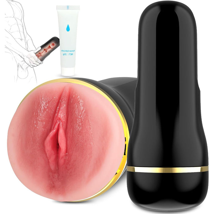 Reālistisks masturbators vīriešiem ar dabīgu tekstūru un ciešu dizainu