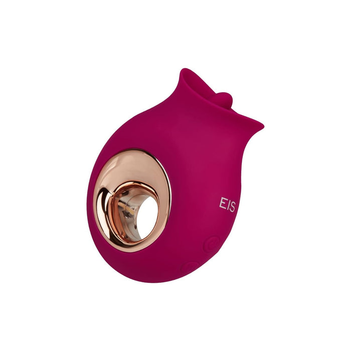 Вибратор из силикона с 9 программами облизывания и 9 вибрациями, 9,4 см, с сильной присоской