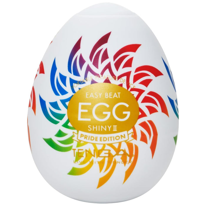 Одноразовый эластичный интимный массажер Egg Pride Hard с сильной присоской