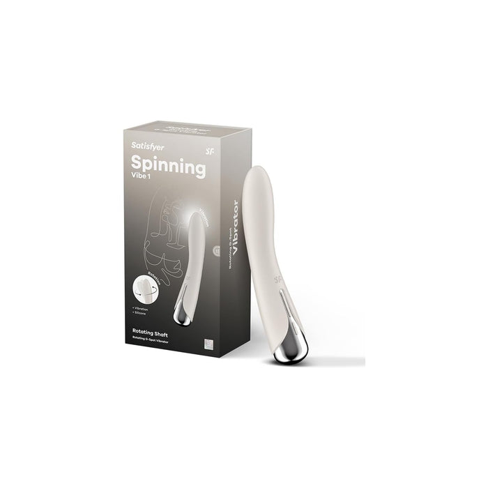 Вибратор для точки G Spinning Vibe 1 с 12 вибрациями и 5 режимами вращения, с сильной присоской