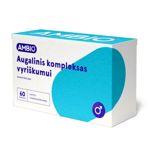 AMBIO Augalinis kompleksas vyriškumui, 60 kaps. - Ambio