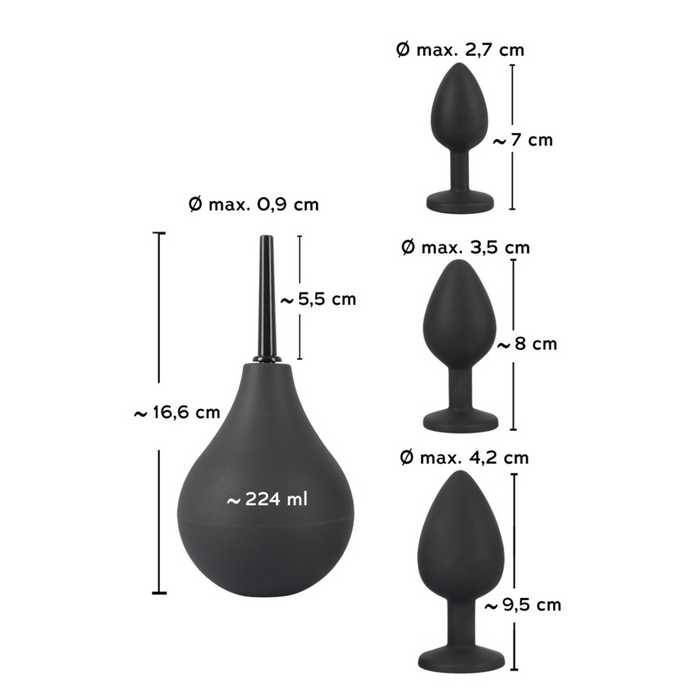 Black Velvets anālo baudu komplekts