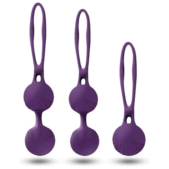 Vaginālie bumbiņas sievietēm - Silikons un metāls iegurņa muskuļu stiprināšanai