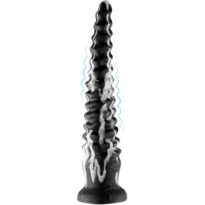 50 cm Spiralveida Fantāzijas Dildo ar Spēcīgu Piesūcekni Bez Rokām