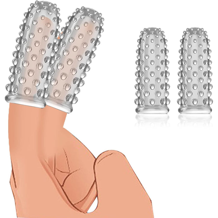 Набор силиконовых насадок на пальцы с сильной присоской для стимуляции