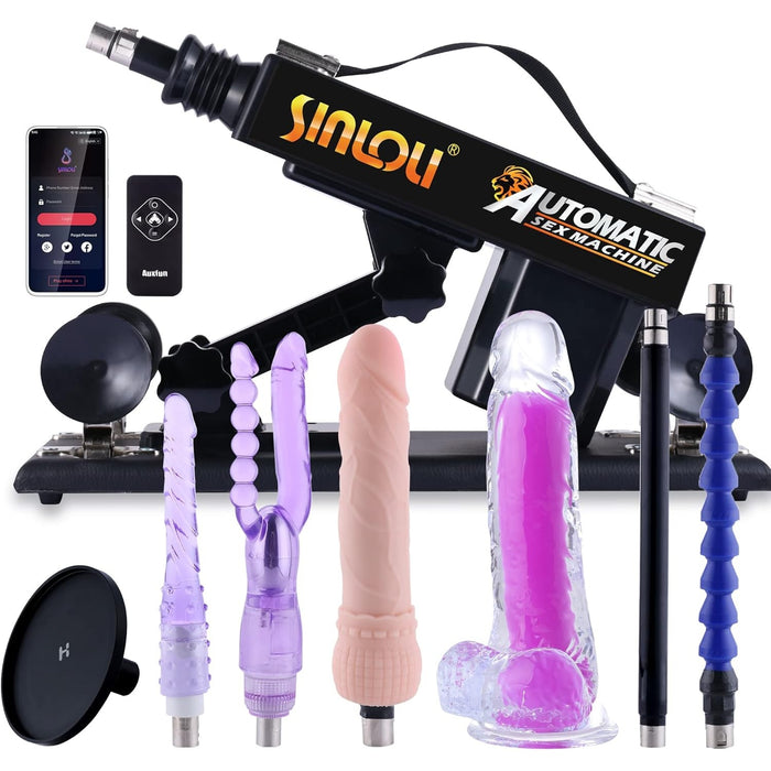 Автоматическая секс-машина с LED дилдо и управлением через приложение