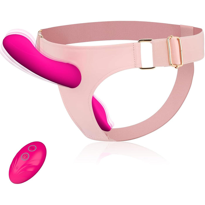 Страпон-вибратор с сильной присоской и 10 режимами вибрации для женщин