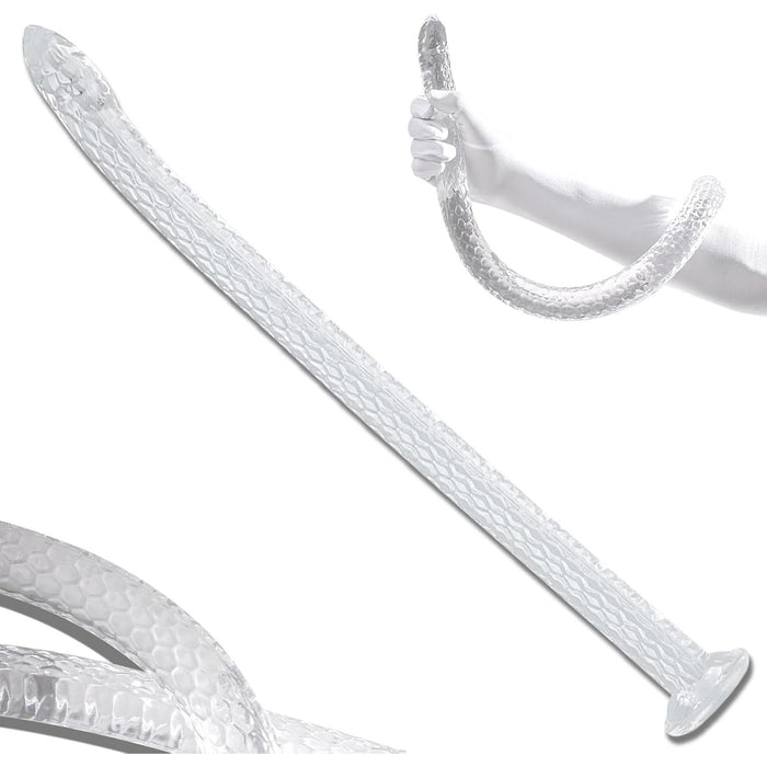 45 см реалистичный дилдо с сильной присоской и текстурой змеи