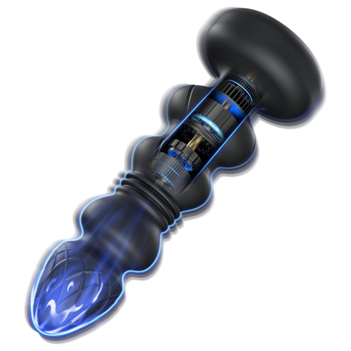 10 Režīmu Anālais Vibrators ar Impulsu Funkciju Intīmām Pieredzēm