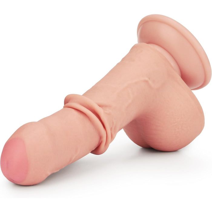 Reālistisks 18 cm dildo ar ādai līdzīgu pārklājumu un spēcīgu piesūcekni