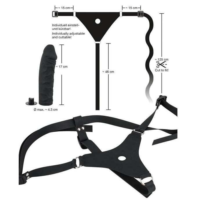 black strap on straponas pilnaviduris