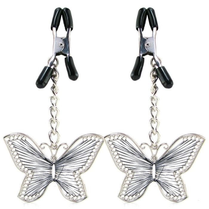 Butterfly Nipple Clamps spenelių spaustukai - drugeliai - Pipedream