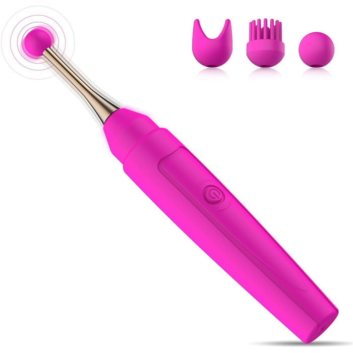 Augsta frekvence Klitora vibrators ar 10 vibrācijas režīmiem un rotējošu galvu