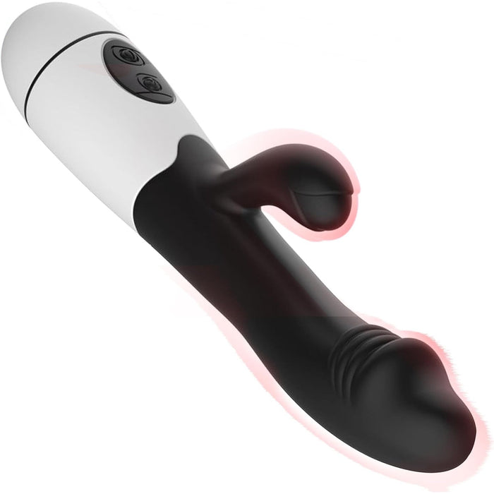 Rabbit вибратор для женщин 19 см с 30 режимами вибрации с сильной присоской