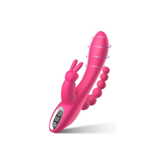 3-in-1 Trušu Vibrators ar 7 vibrācijas režīmiem un magnētisko uzlādi