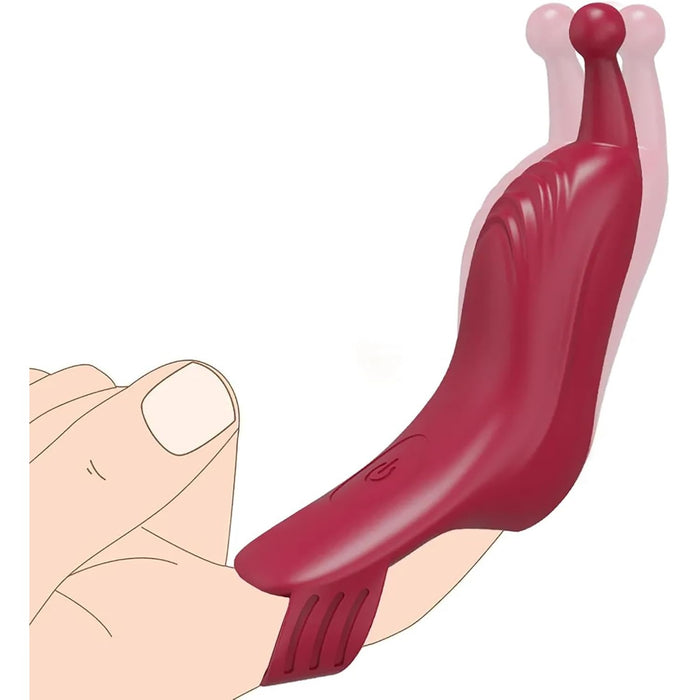Pirkstu vibrators ar 10 vibrācijas režīmiem – kluss un silikona dizains sievietēm un pāriem