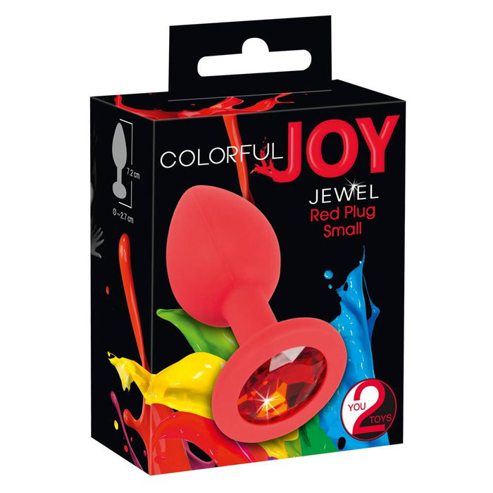 Colorful Joy raudonas analinis kaištis - You2Toys