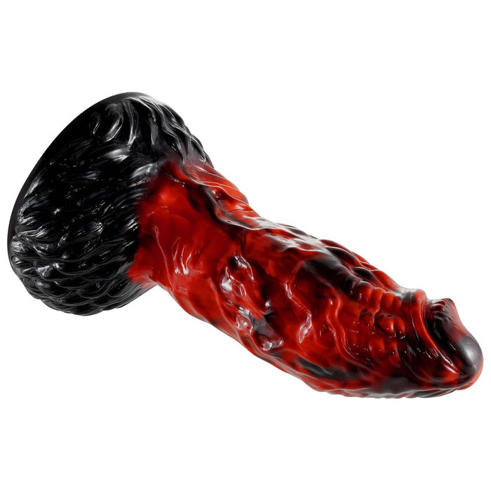 Фаллоимитатор 16,5 см из силикона для начинающих с сильной присоской