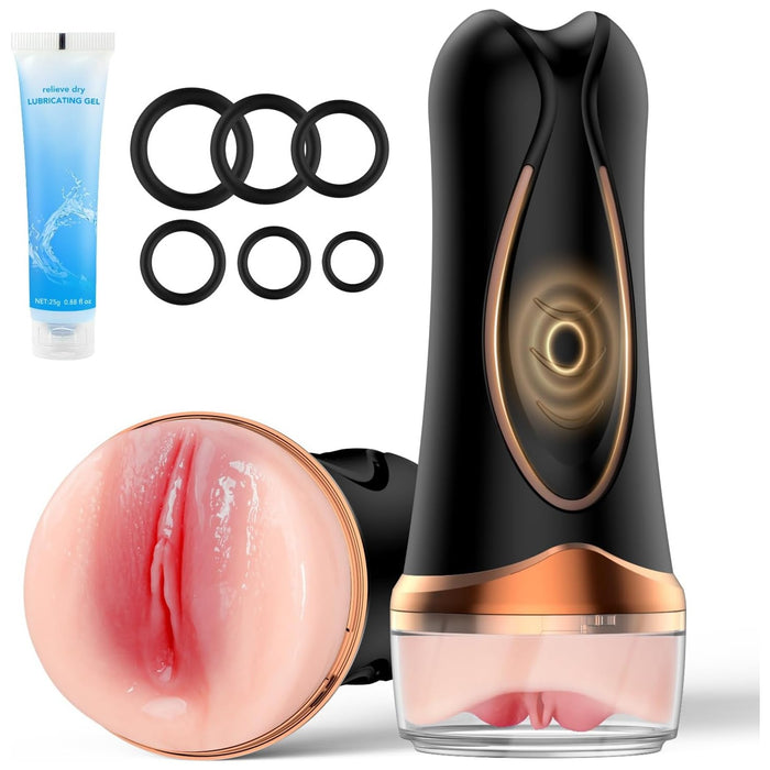 Reālistisks vīriešu masturbators ar 3D maksts tekstūru un mīkstu TPE materiālu