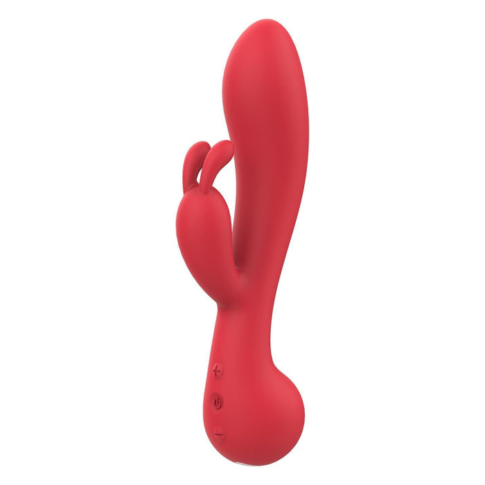 Amour Camille Sarkanā Rabbit Vibrators 22 cm ar 5 režīmiem