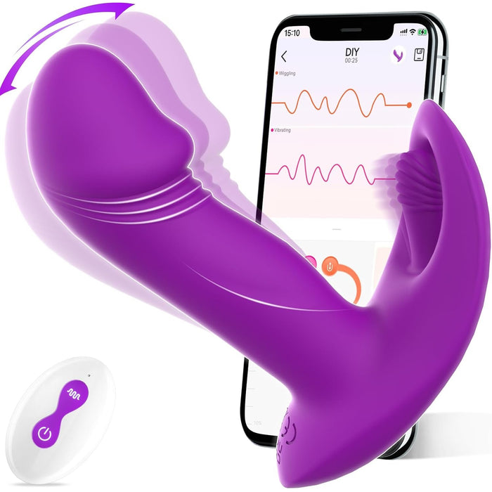 Inovatīvs dildo ar 9 režīmiem un G punktu un klitora stimulāciju