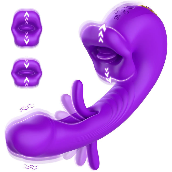 3in1 Vibrators Sievietēm — Klitora, G un A Punktu Stimulācija