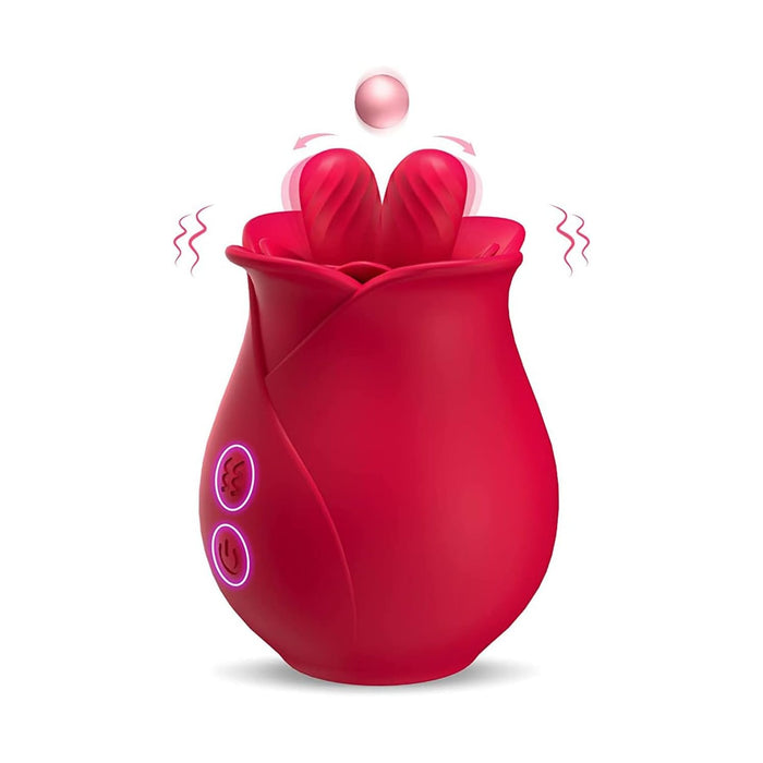 3-in-1 Vibrējošs Klitora Stimulators ar Lizdināšanu un Sūkšanu Sievietēm