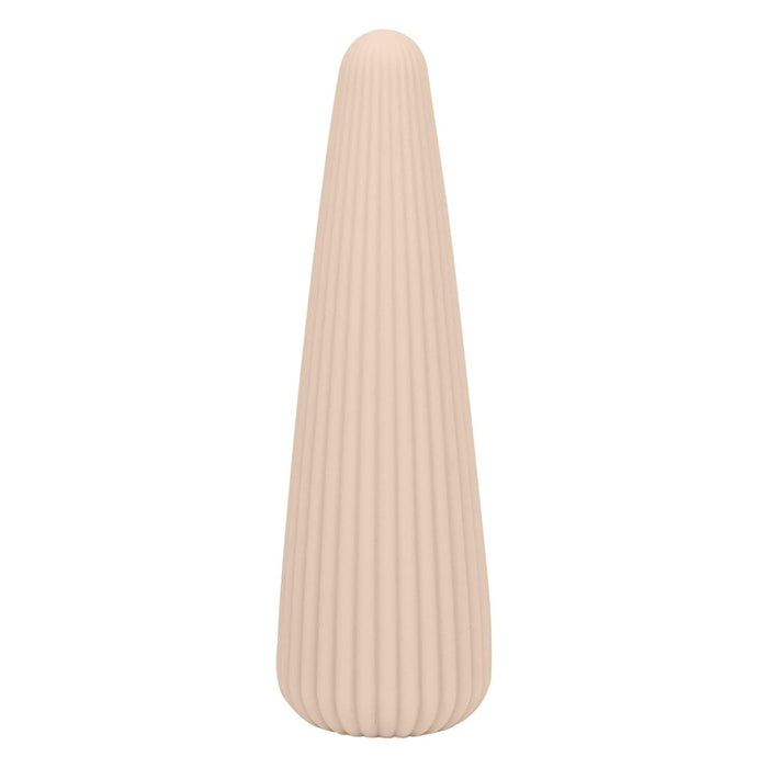 Nude ceļojumu vibrators Flesh 13,5 cm no mīksta silikona
