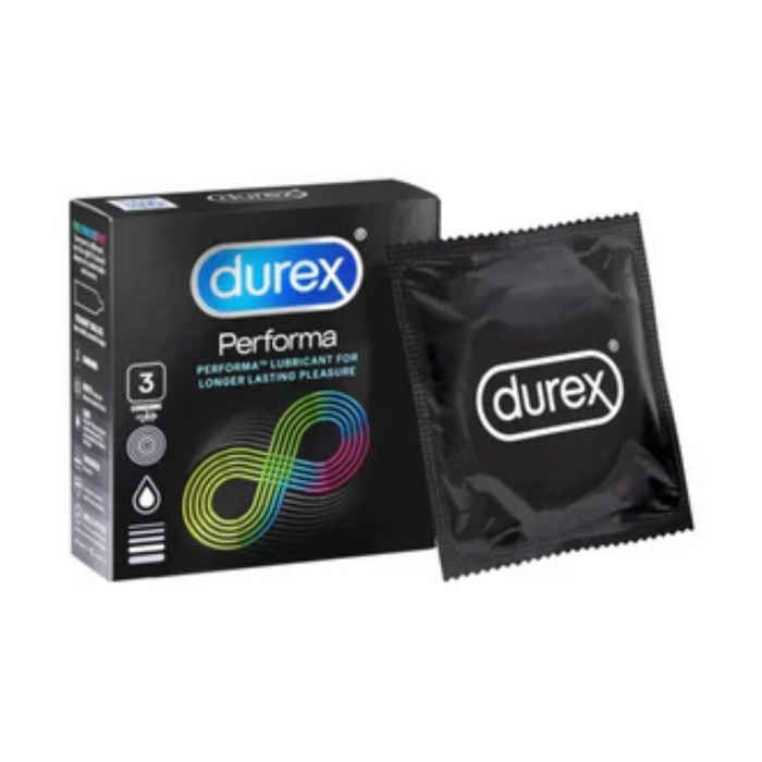 Durex Performa prezervatīvi ejakulācijas aizkavēšanai