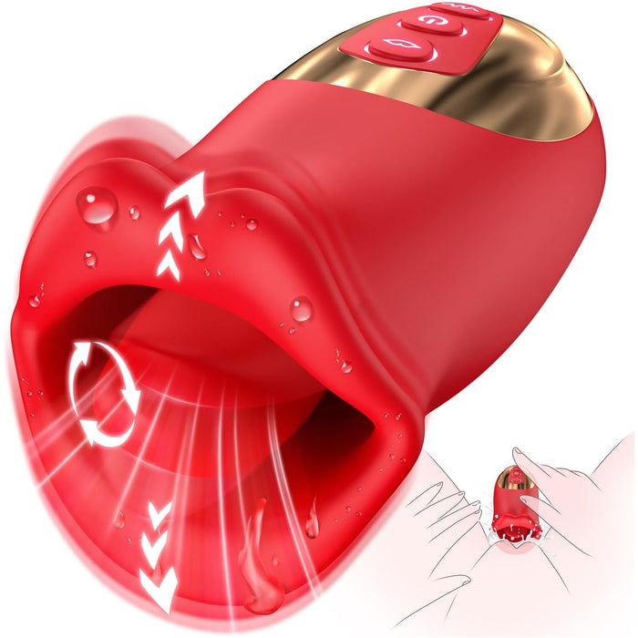 Вибратор для женщин с 10 режимами сосания и вибрации с сильной присоской