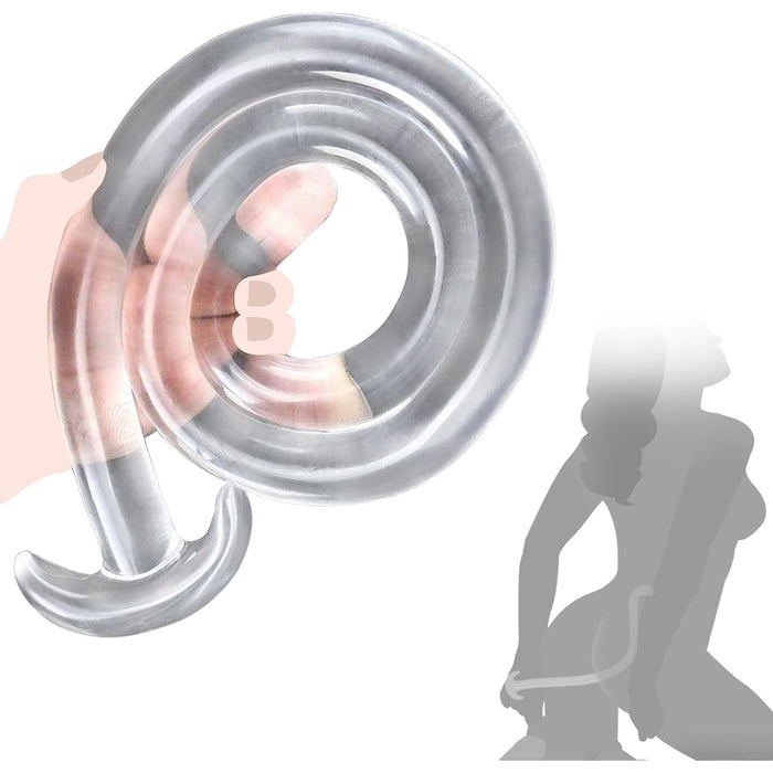 Анальный фаллоимитатор 100 см с сильной присоской, мягкий и гибкий