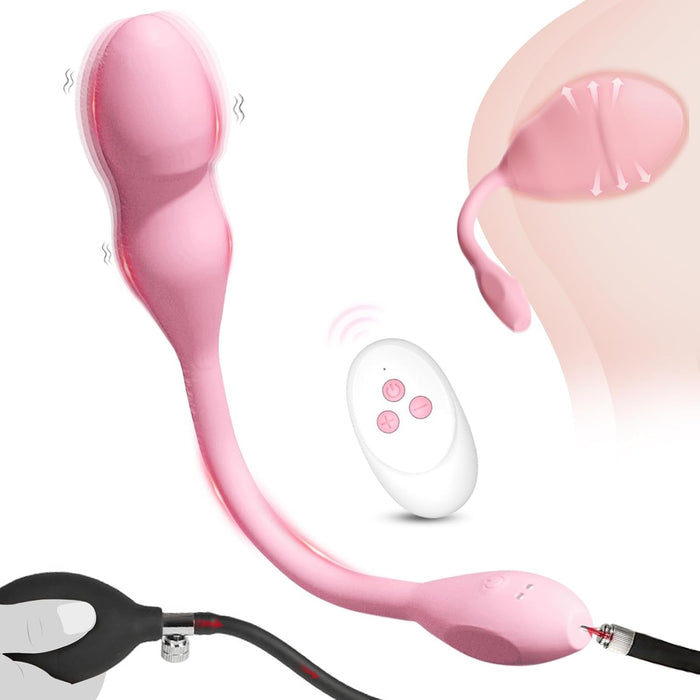 Мини-вибратор и анальная пробка с сильной присоской, 10 режимов вибрации