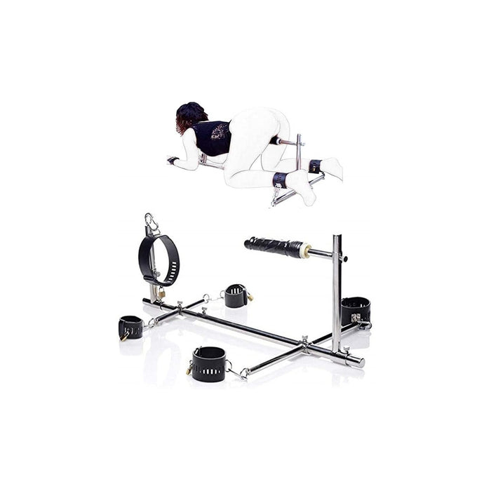 Многофункциональный BDSM набор с секс-машиной и с сильной присоской