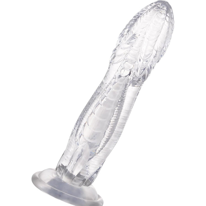 25,4 cm XXL liels reālistisks čūskas formā dildo ar spēcīgu piesūcekni