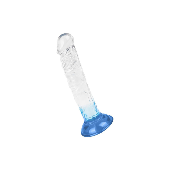 Dabisks dildo ar stipru piesūcekni, 22 cm, mīksts un elastīgs