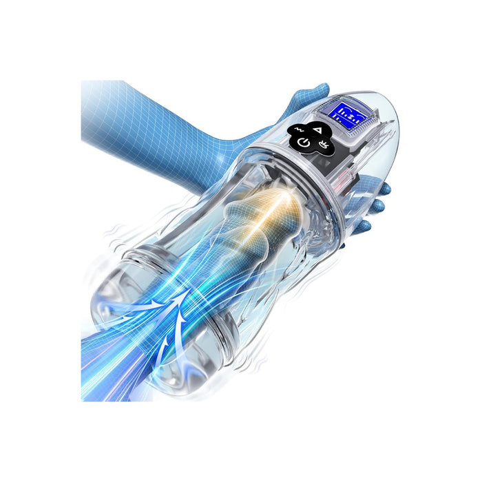 Электрический мастурбатор для мужчин с 7 режимами сосания и 10 вибрациями с сильной присоской