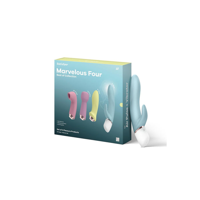 4 daļu vibrātoru komplekts dažādām baudas brīžiem