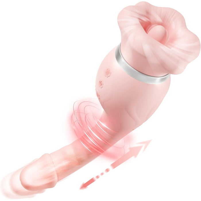 3in1 vibrators sievietēm – līzēšana, sūkšana un vibrācija neaizmirstamam baudījumam