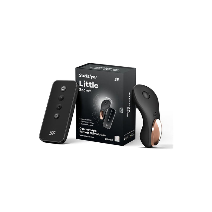 Little Secret Bluetooth Klitorālais Vibrators ar Lietotnes Vadību un Diskrētu Dizainu