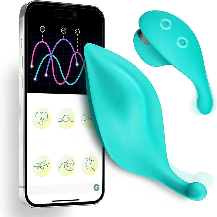 Невидимый портативный вибратор для женщин с сильной присоской и 9 режимами вибрации