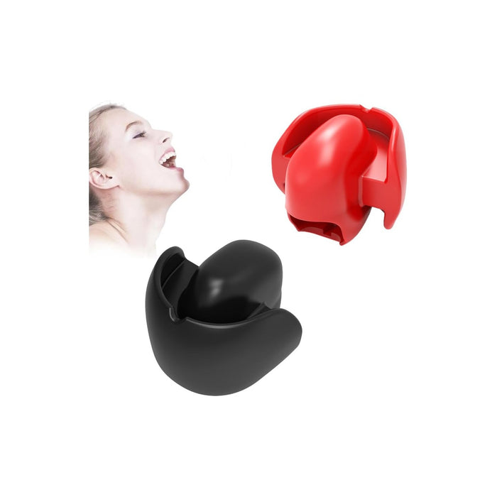 Jauns BDSM Mīksts Bumbiņas Kamols – Neredzams Mutes Kamols ar Mēles Fiksāciju