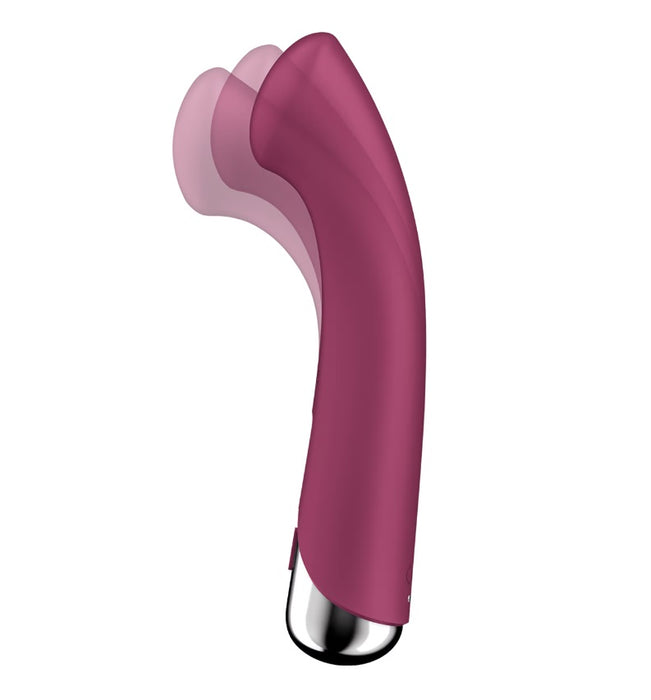 Satisfyer Spinning G-Spot 1 – вибратор для точки G с вращением и вибрацией, красный