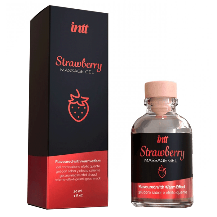 intt Zemeņu sildoša masāžas eļļa 30ml