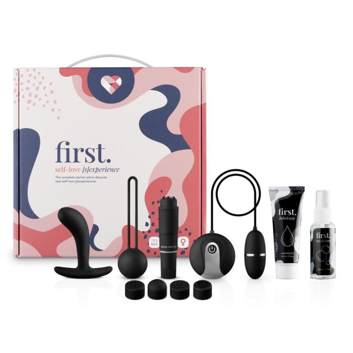 First. Self-Love SEXperience Starter Set seksa rotaļlietu komplekts, 6 daļas