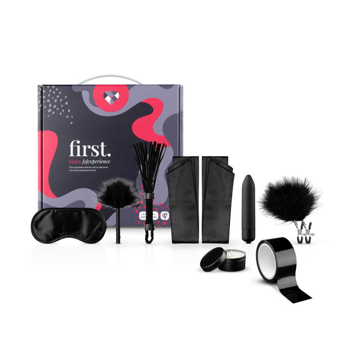 First. Kinky SEXperience Starter Set seksa rotaļlietu komplekts, 8 daļas