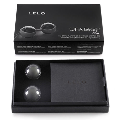 LELO Luna Beads Noir maksts bumbiņas