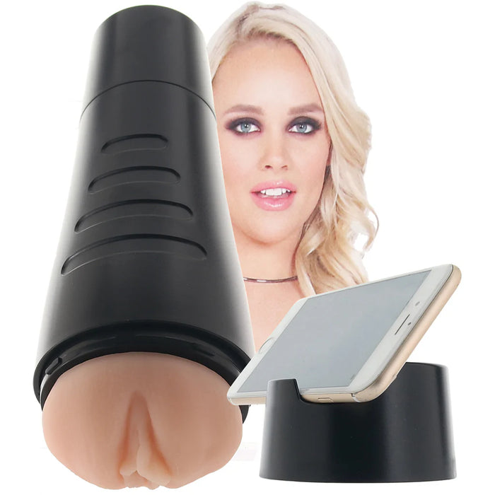 Alexis Monroe Hard Case Pussy Stroker – мастурбатор, реалистичный, TPR, с держателем для телефона