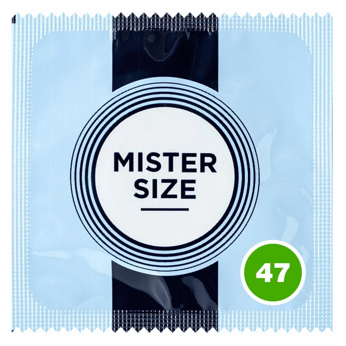 Mister Size mazāka izmēra prezervatīvi 47mm 1 gab.