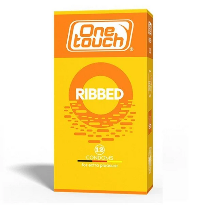 One Touch Ribbed stimulējošie prezervatīvi